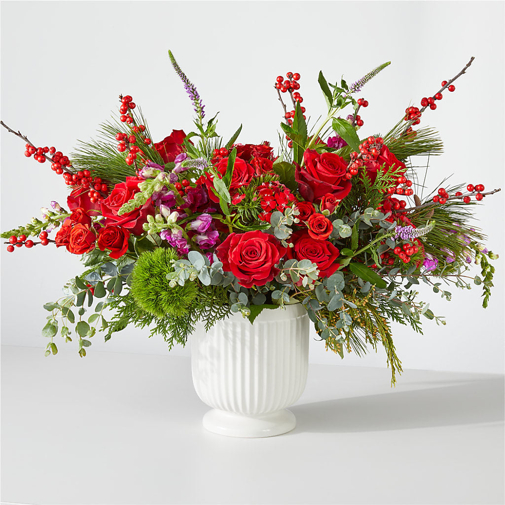 Big Red Bow Bouquet – Newell Flower Shop Ltd., Kamloops BC
