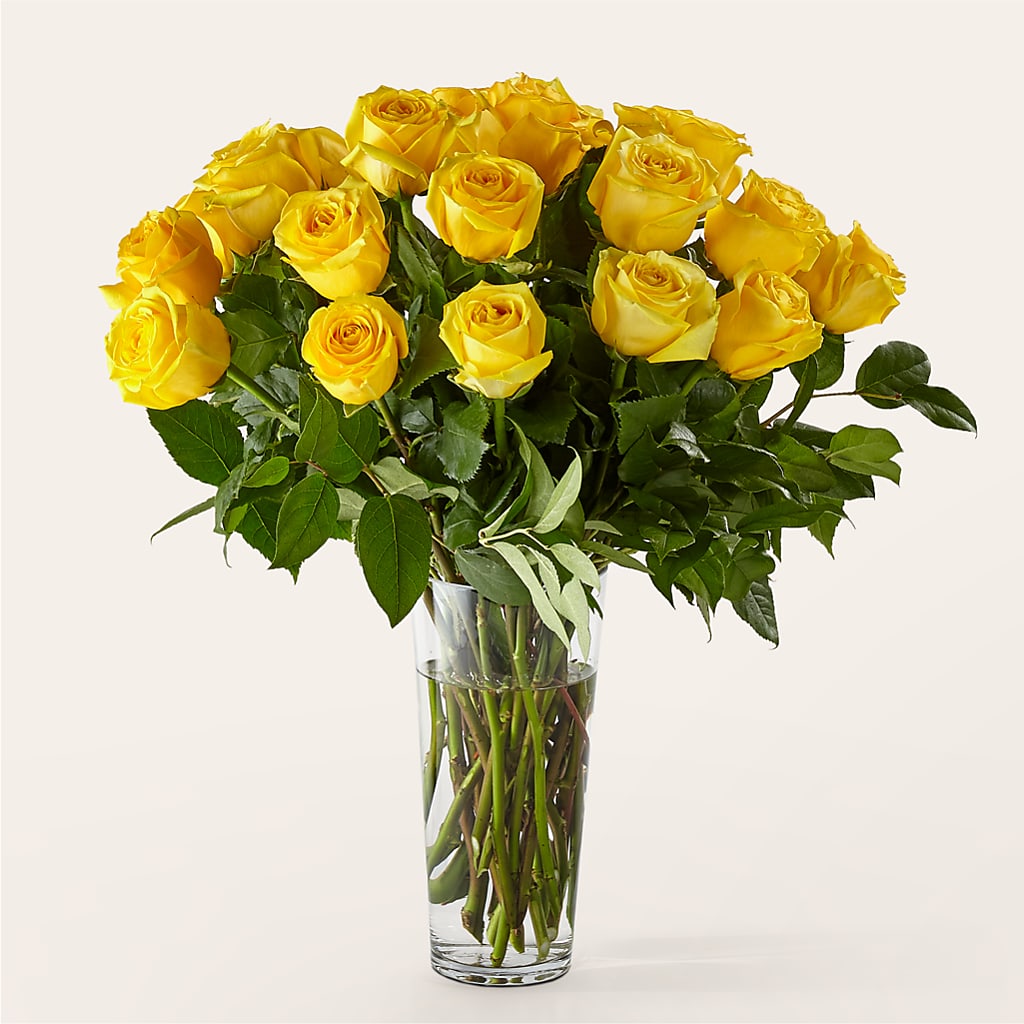 Long Stem Yellow Rose Bouquet – Newell Flower Shop Ltd., Kamloops BC