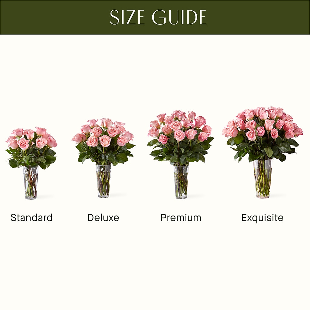 Long Stem Pink Rose Bouquet – Newell Flower Shop Ltd., Kamloops BC