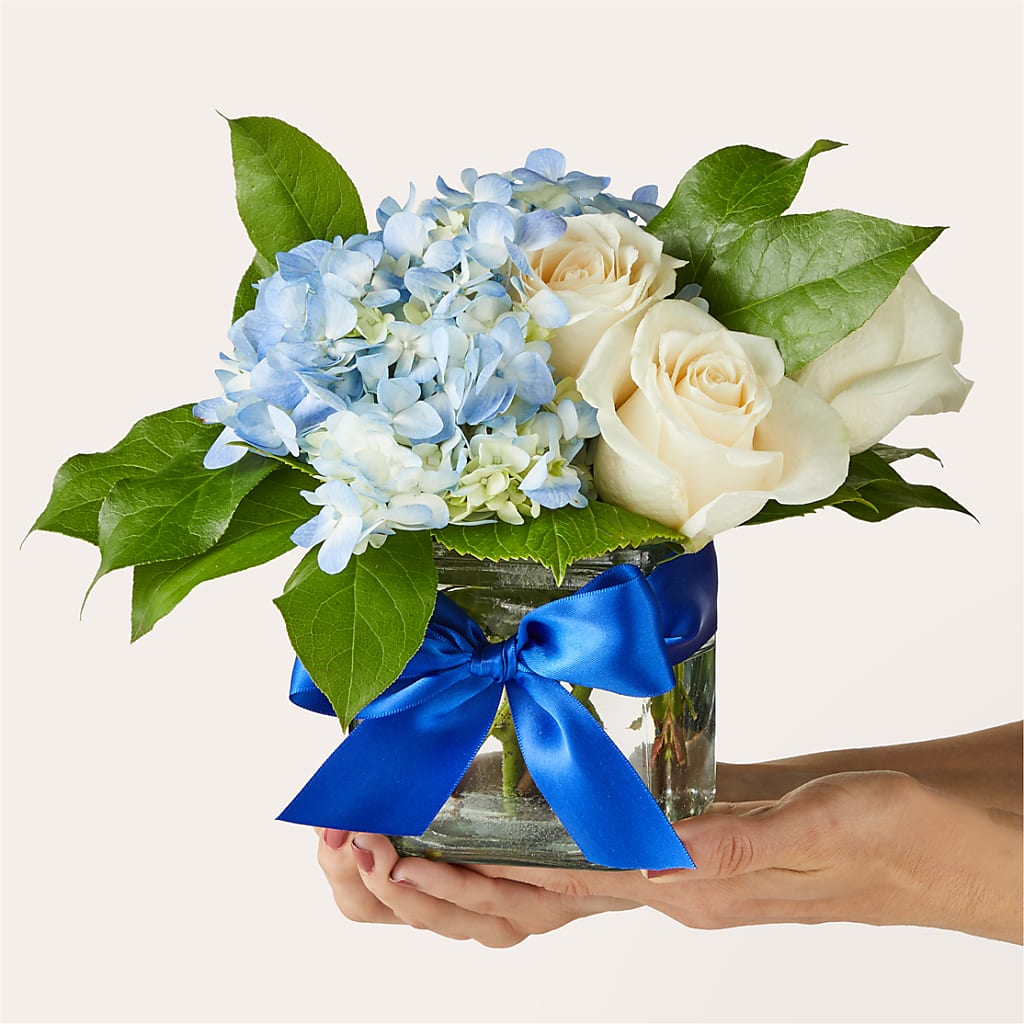 Sky Blue Delight Bouquet – Newell Flower Shop Ltd., Kamloops BC