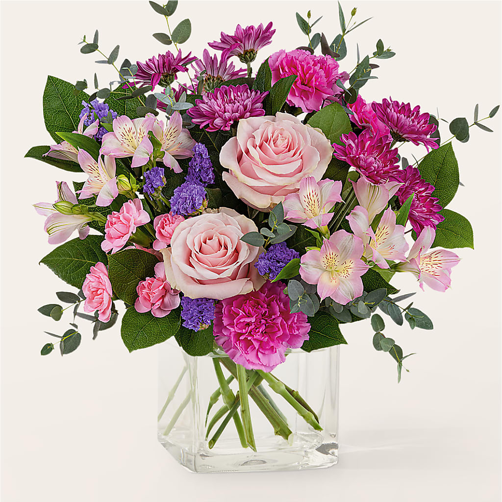 Rosy Radiance Bouquet – Newell Flower Shop Ltd., Kamloops BC
