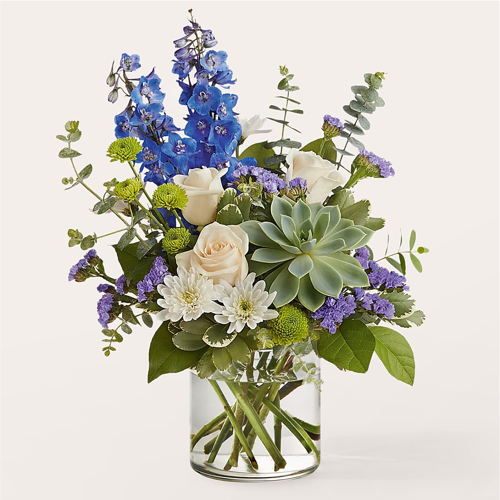 Cerulean Waves Bouquet – Newell Flower Shop Ltd., Kamloops BC