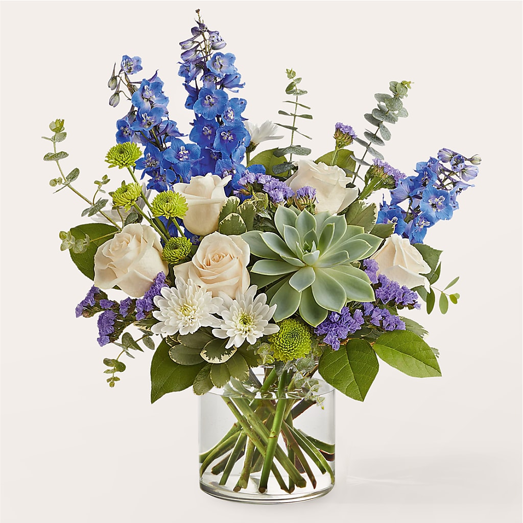 Cerulean Waves Bouquet – Newell Flower Shop Ltd., Kamloops BC
