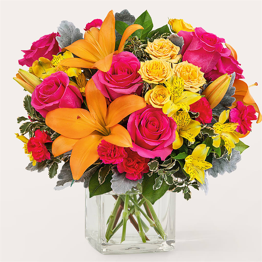 To the Tropics Bouquet – Newell Flower Shop Ltd., Kamloops BC