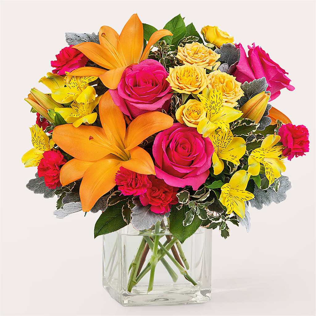 To the Tropics Bouquet – Newell Flower Shop Ltd., Kamloops BC