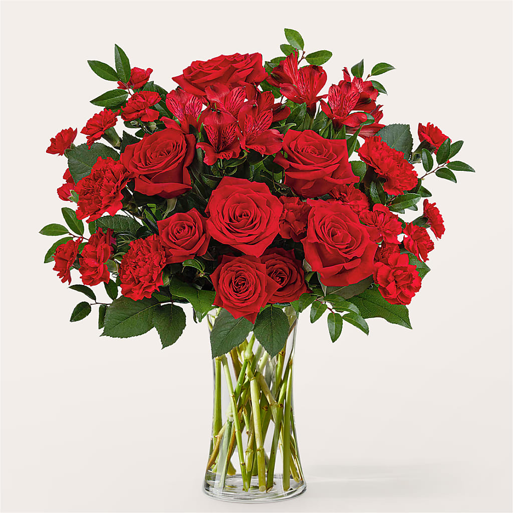 Brilliant Ruby Bouquet – Newell Flower Shop Ltd., Kamloops BC
