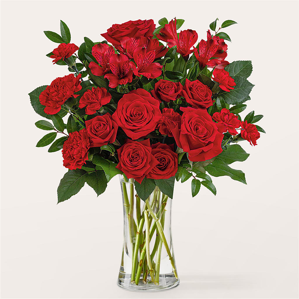 Brilliant Ruby Bouquet – Newell Flower Shop Ltd., Kamloops BC