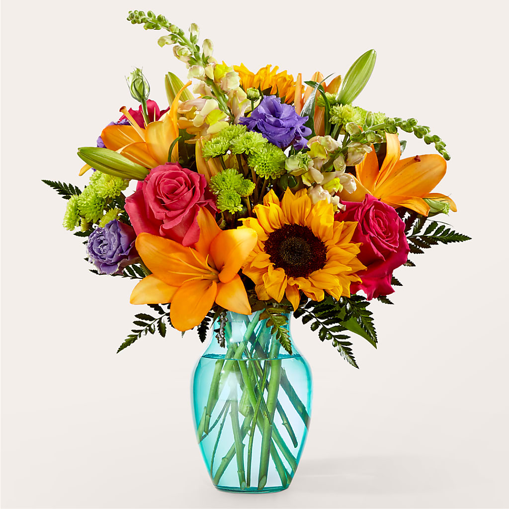 Double Rainbow Bouquet – Newell Flower Shop Ltd., Kamloops BC