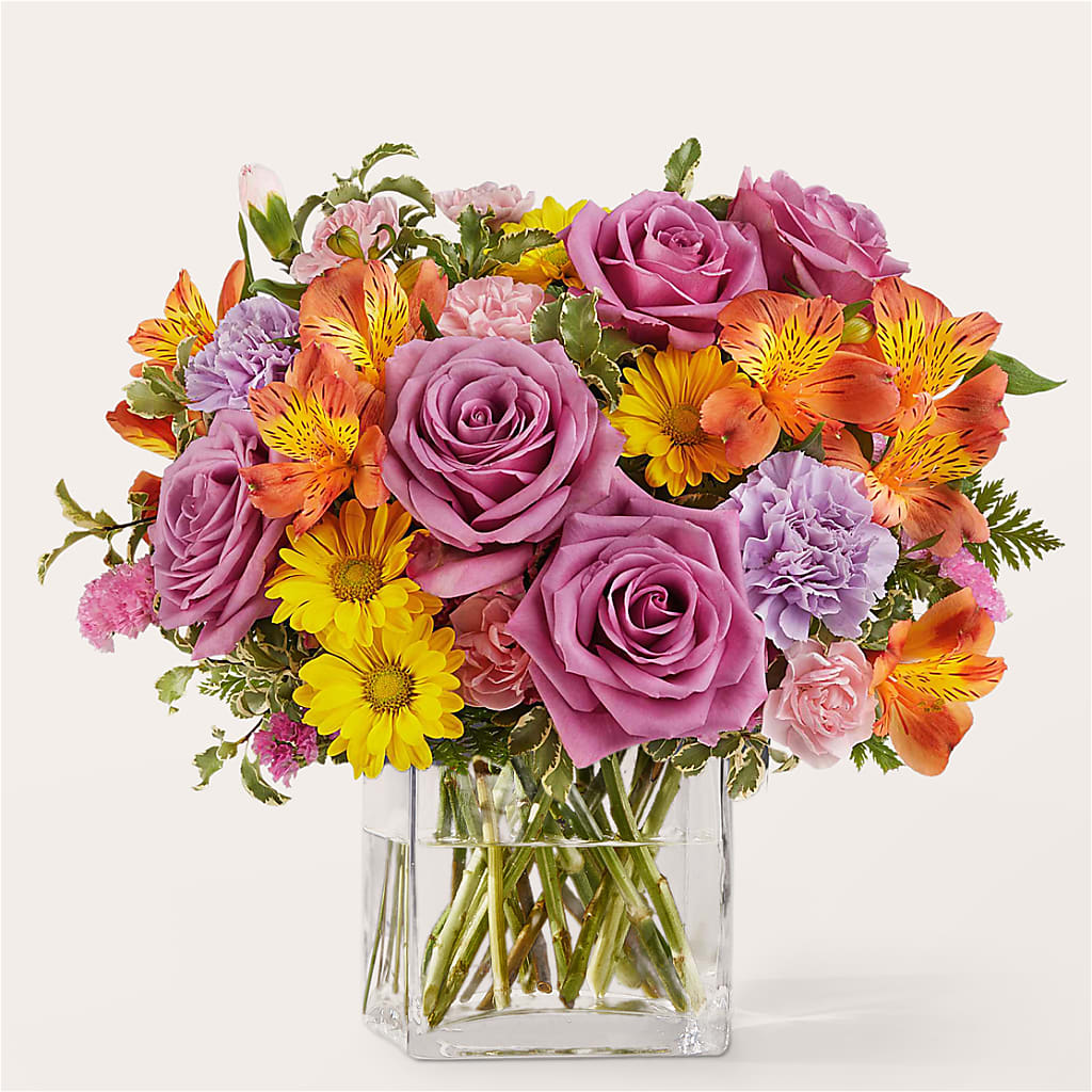 Shades of Happiness Bouquet – Newell Flower Shop Ltd., Kamloops BC