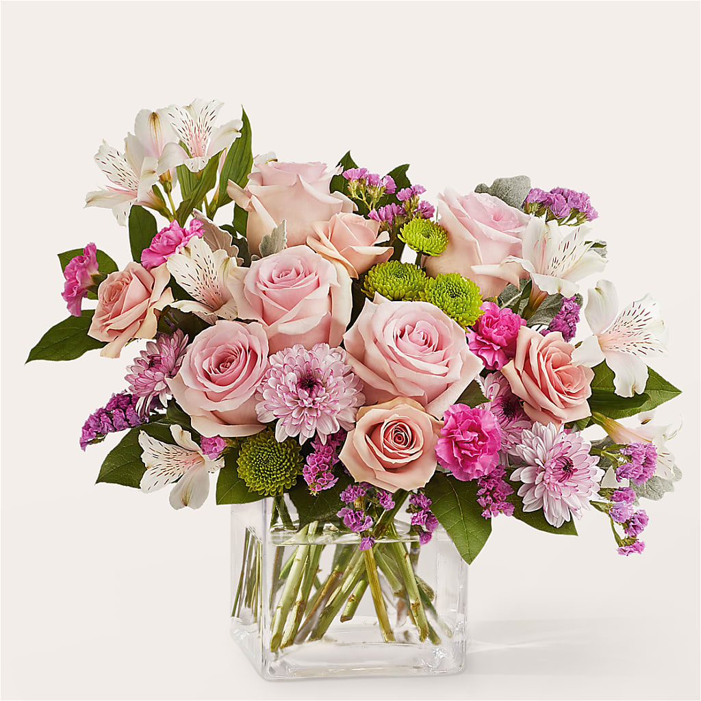 Pink Suede Bouquet – Newell Flower Shop Ltd., Kamloops BC