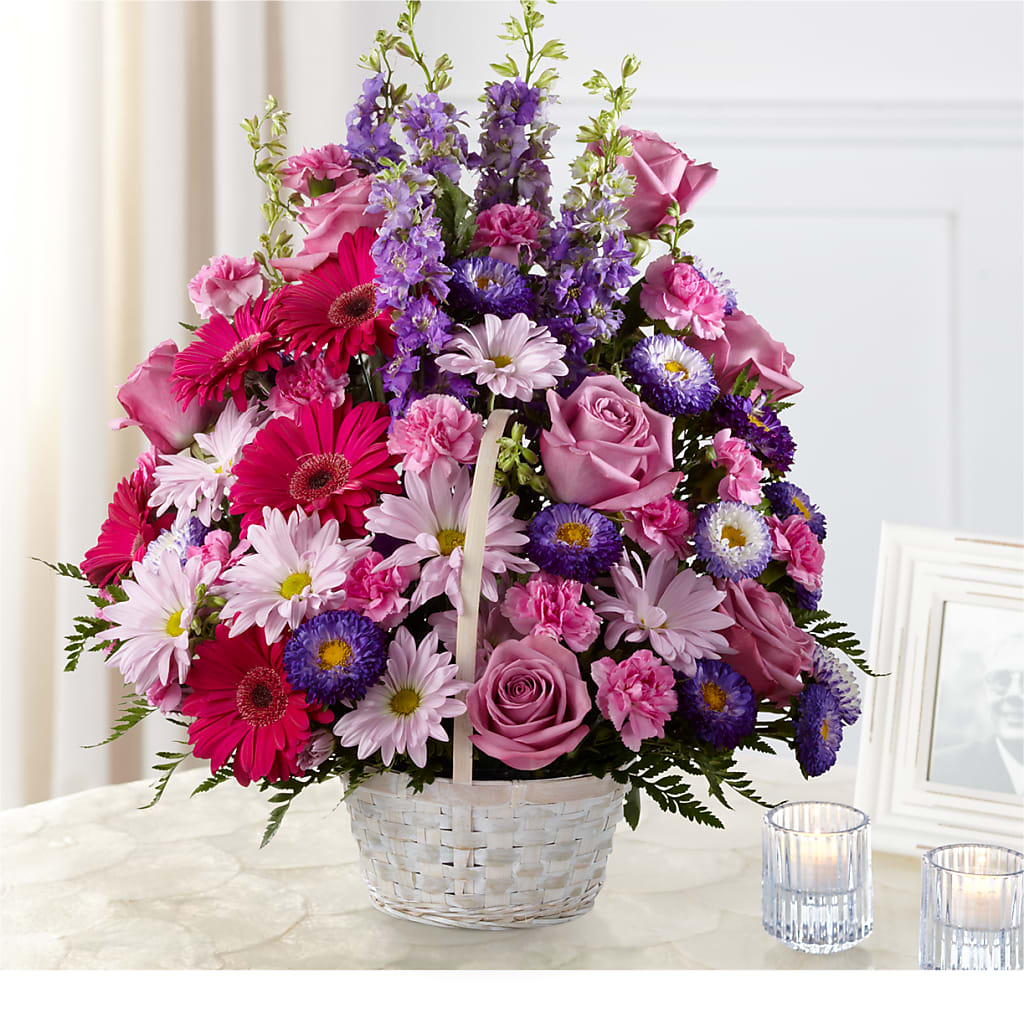 Pastel Peace Basket – Newell Flower Shop Ltd., Kamloops BC