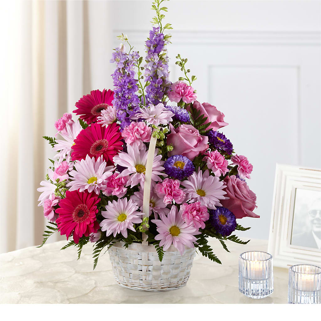 Pastel Peace Basket – Newell Flower Shop Ltd., Kamloops BC