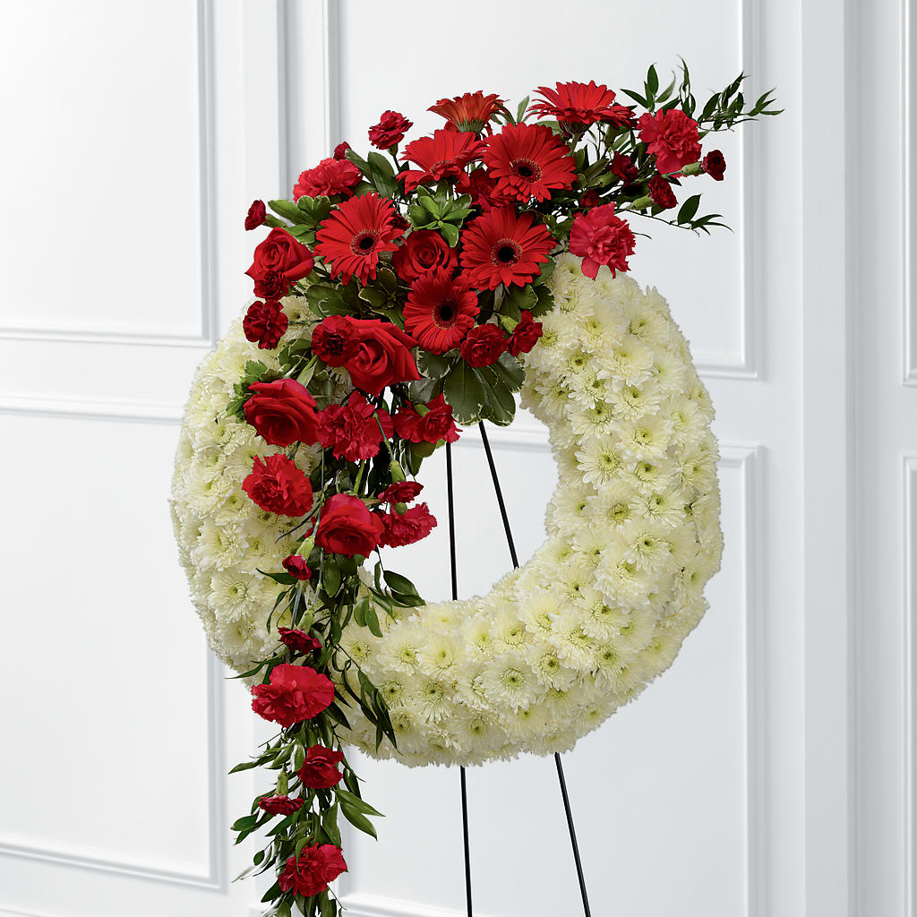 Graceful Tribute Wreath – Newell Flower Shop Ltd., Kamloops BC