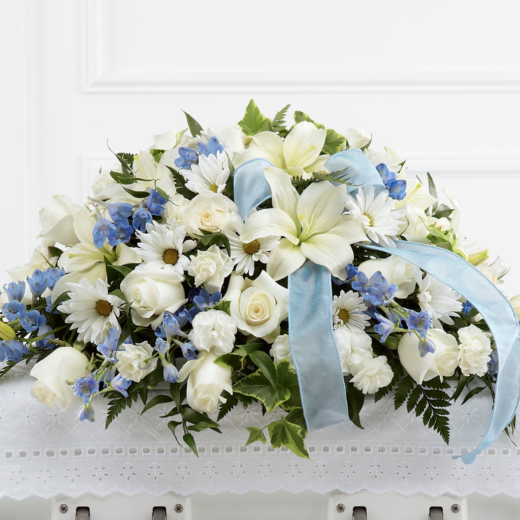 Tender Treasure Casket Spray – Newell Flower Shop Ltd., Kamloops BC