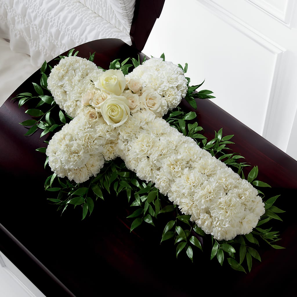 Peaceful Memories Casket Spray (Standard) – Newell Flower Shop Ltd., Kamloops BC