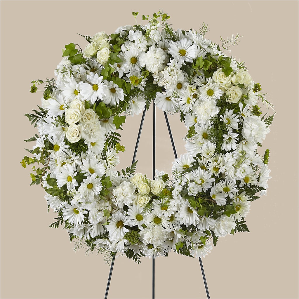 Faithful Wishes Wreath – Newell Flower Shop Ltd., Kamloops BC