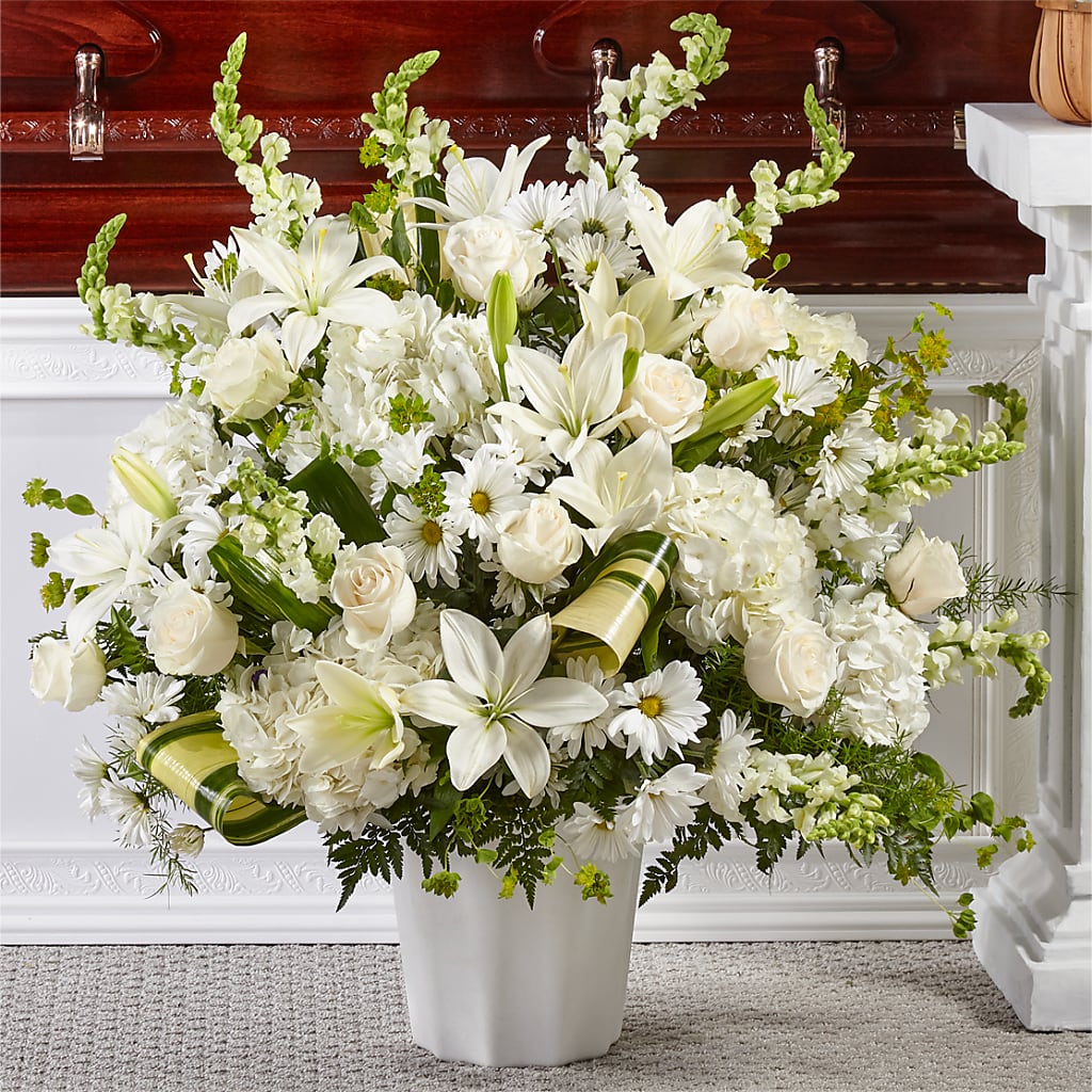 Thoughts of Tranquility Floor Basket – Newell Flower Shop Ltd., Kamloops BC