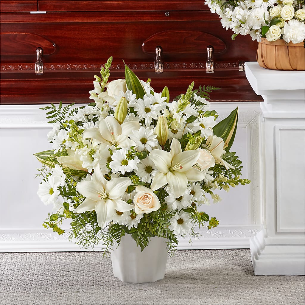 Thoughts of Tranquility Floor Basket – Newell Flower Shop Ltd., Kamloops BC