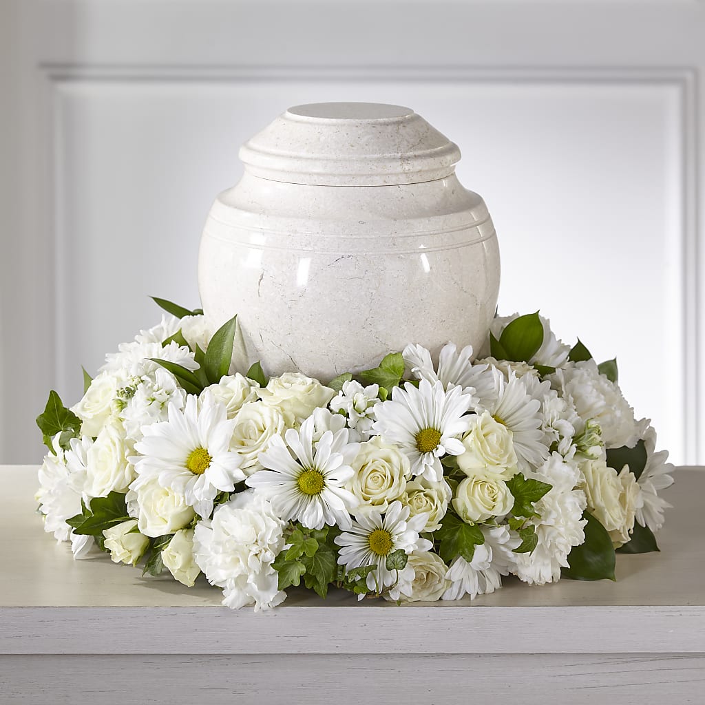 Ivory Gardens Cremation Adornment – Newell Flower Shop Ltd., Kamloops BC
