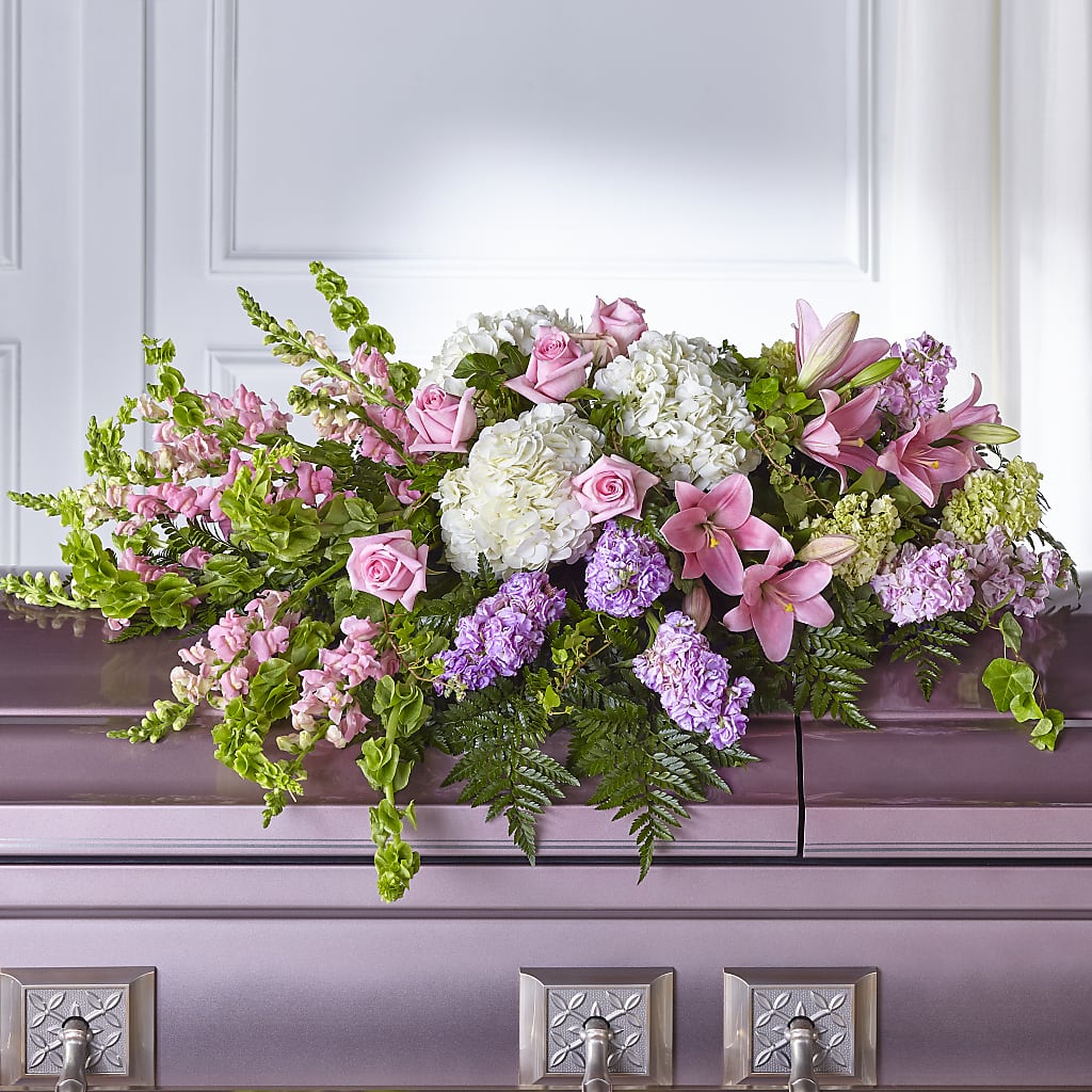 Life's Gratitude Casket Spray – Newell Flower Shop Ltd., Kamloops BC