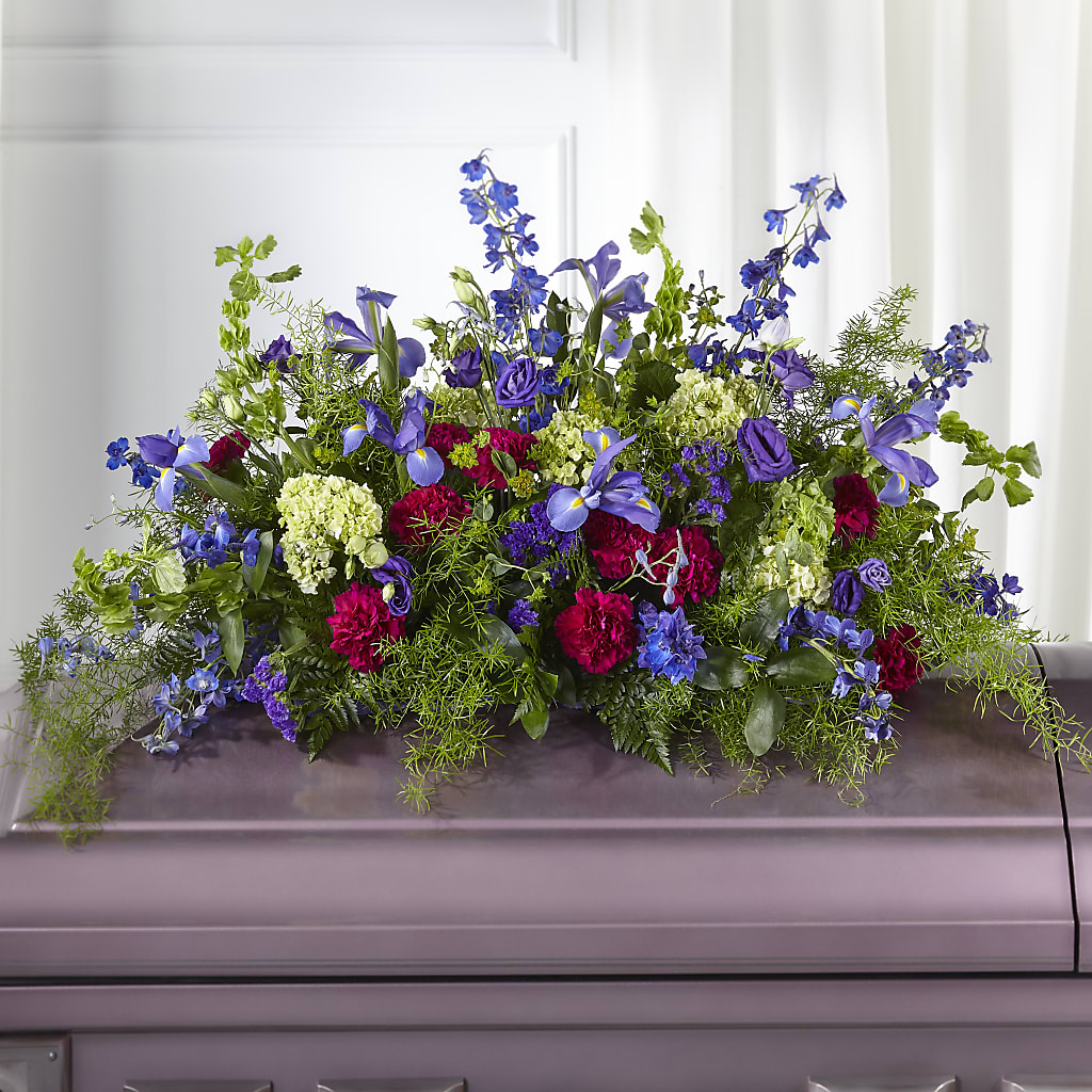 Always Treasured Casket Spray – Newell Flower Shop Ltd., Kamloops BC
