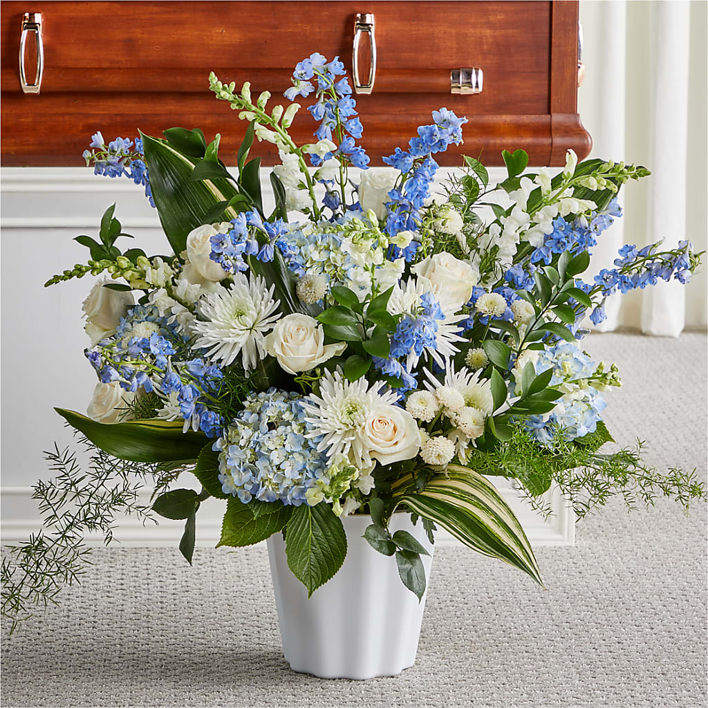 Everlasting Memories Floor Basket – Newell Flower Shop Ltd., Kamloops BC