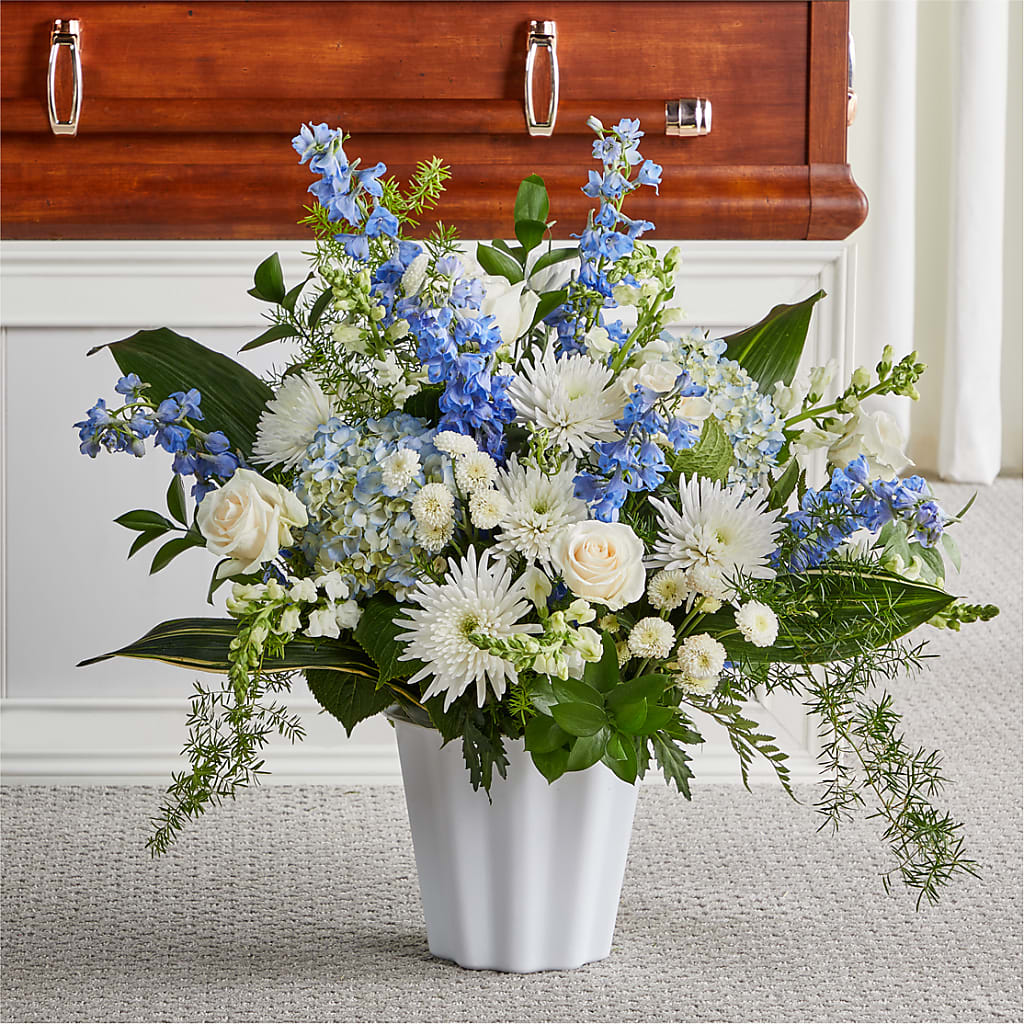 Everlasting Memories Floor Basket – Newell Flower Shop Ltd., Kamloops BC
