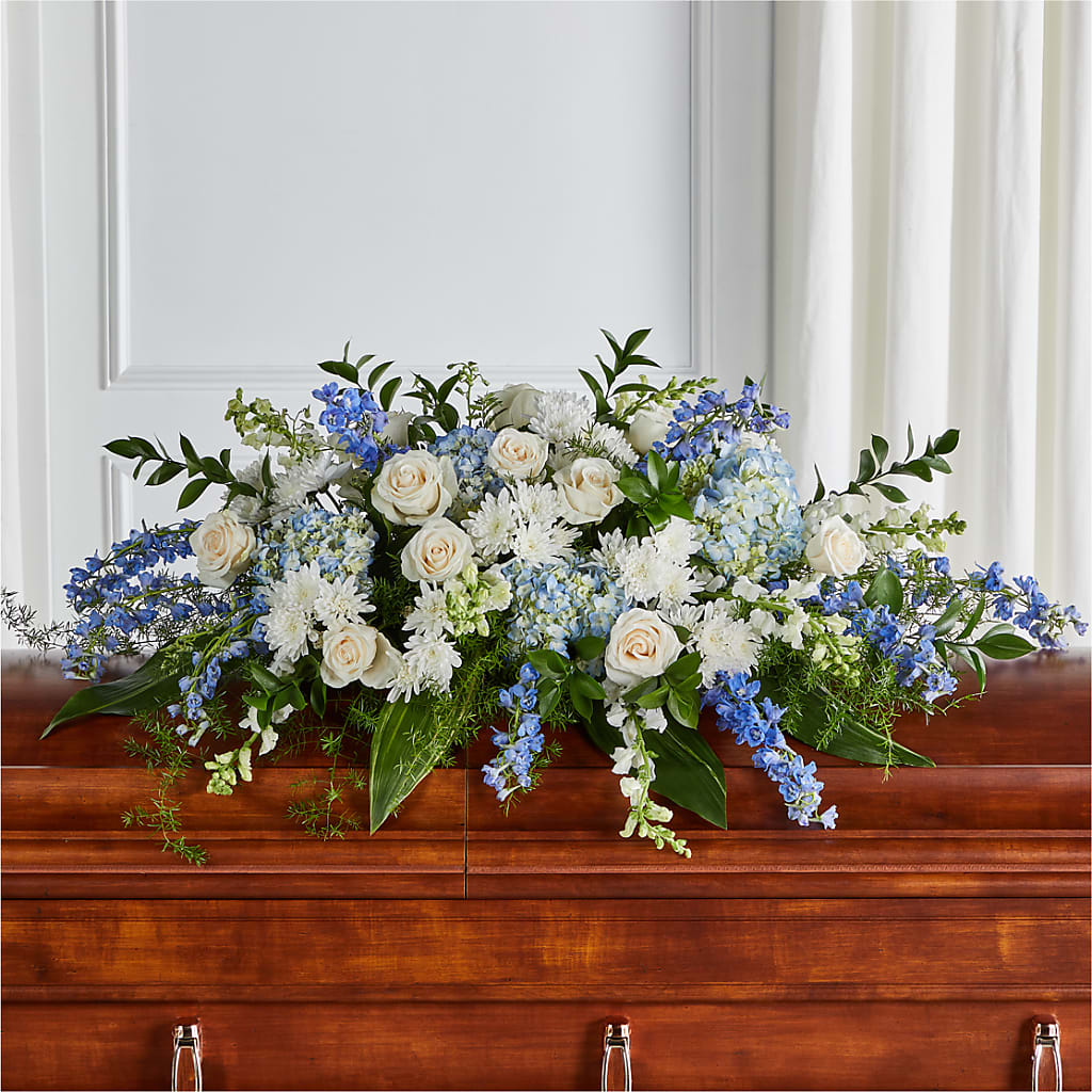 Timeless Essence Casket Spray – Newell Flower Shop Ltd., Kamloops BC