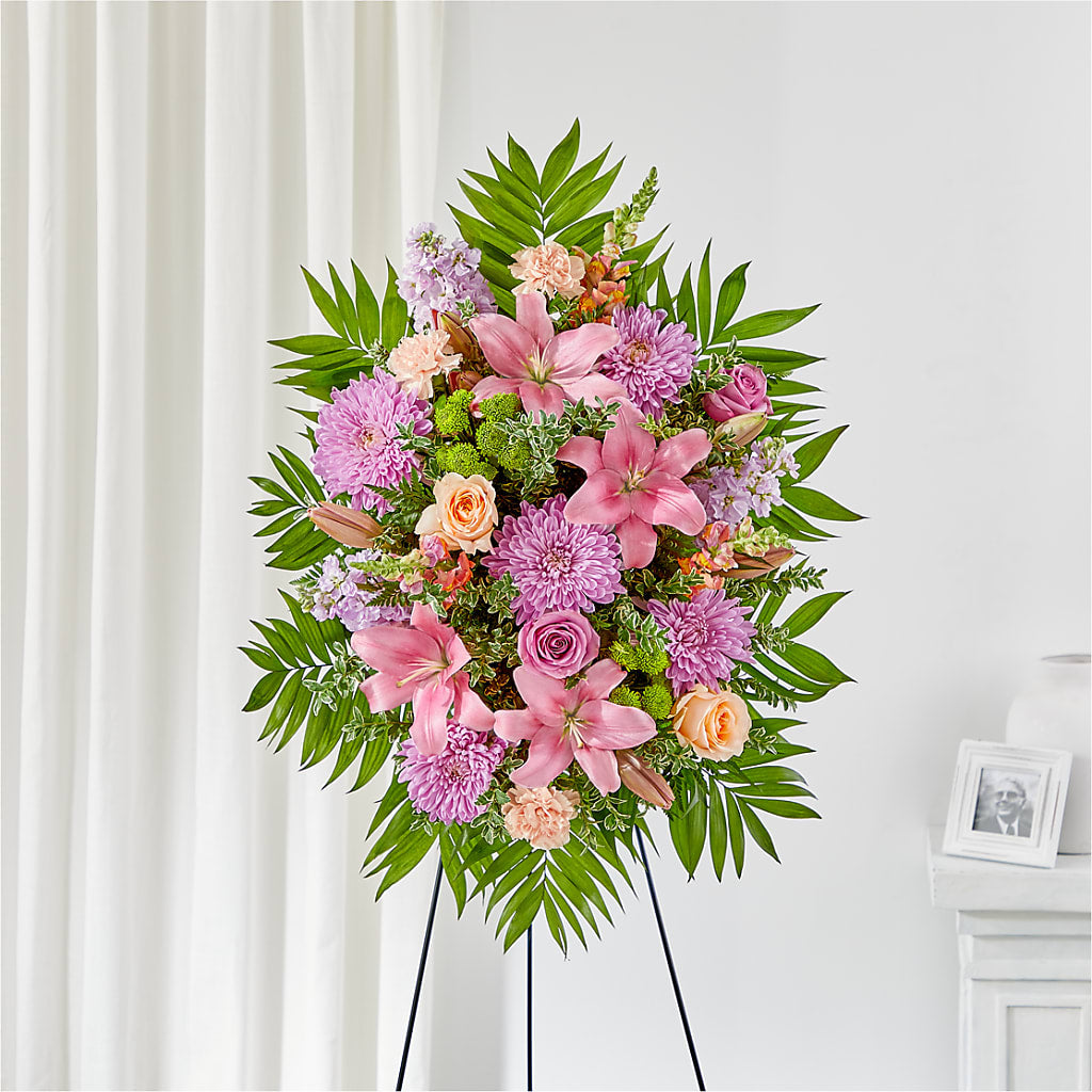 Love & Light Standing Spray – Newell Flower Shop Ltd., Kamloops BC