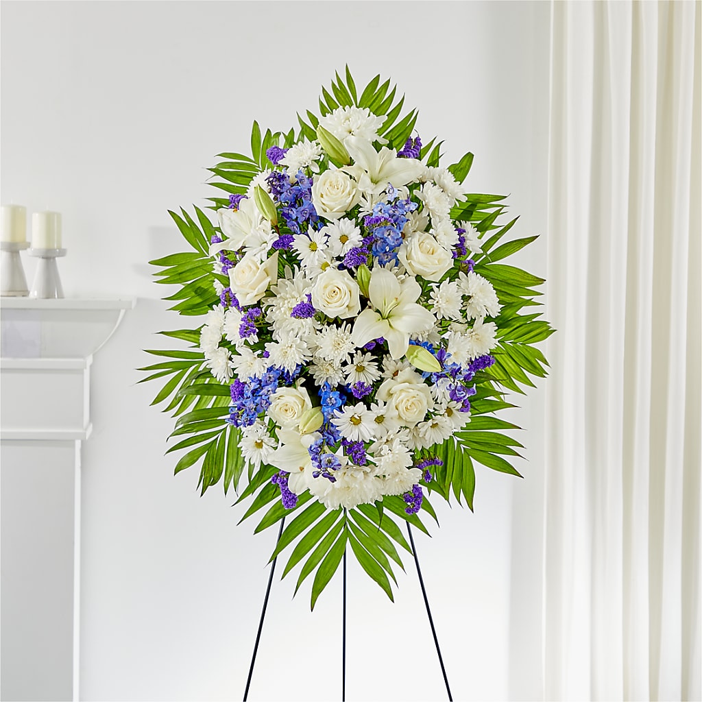 At Rest Standing Spray – Newell Flower Shop Ltd., Kamloops BC