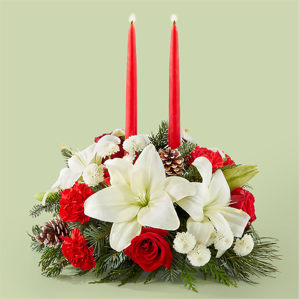 Seasonal Festivities Centerpiece – Newell Flower Shop Ltd., Kamloops BC