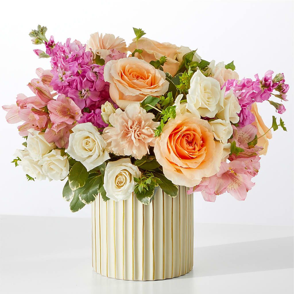 Paradise Bouquet with Ivory Vase – Newell Flower Shop Ltd., Kamloops BC