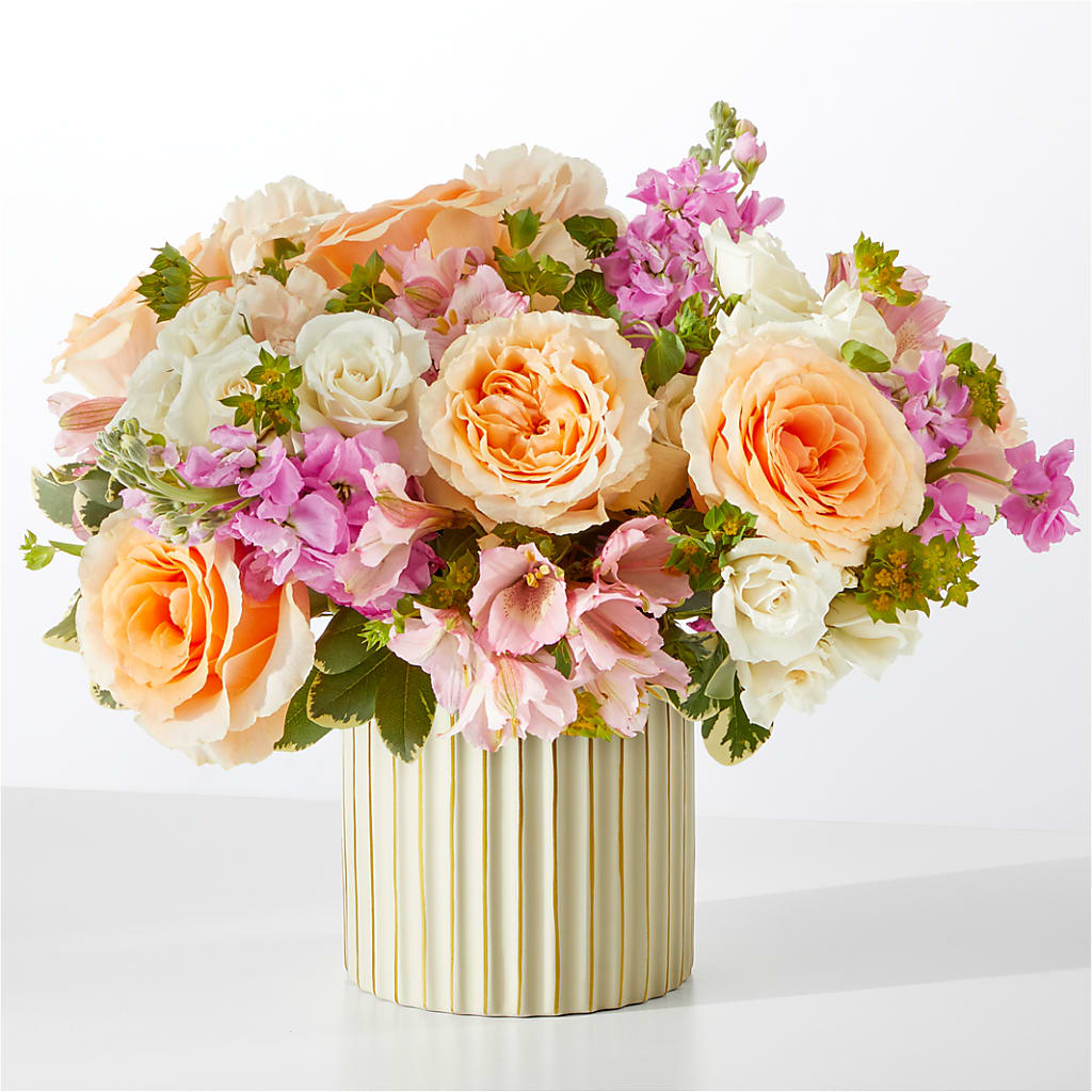 Paradise Bouquet with Ivory Vase – Newell Flower Shop Ltd., Kamloops BC