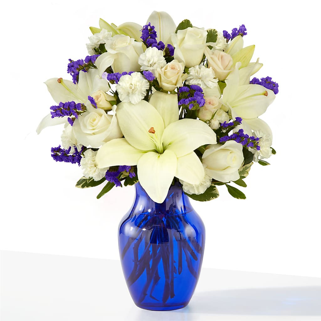 Sapphire Rush Bouquet – Newell Flower Shop Ltd., Kamloops BC