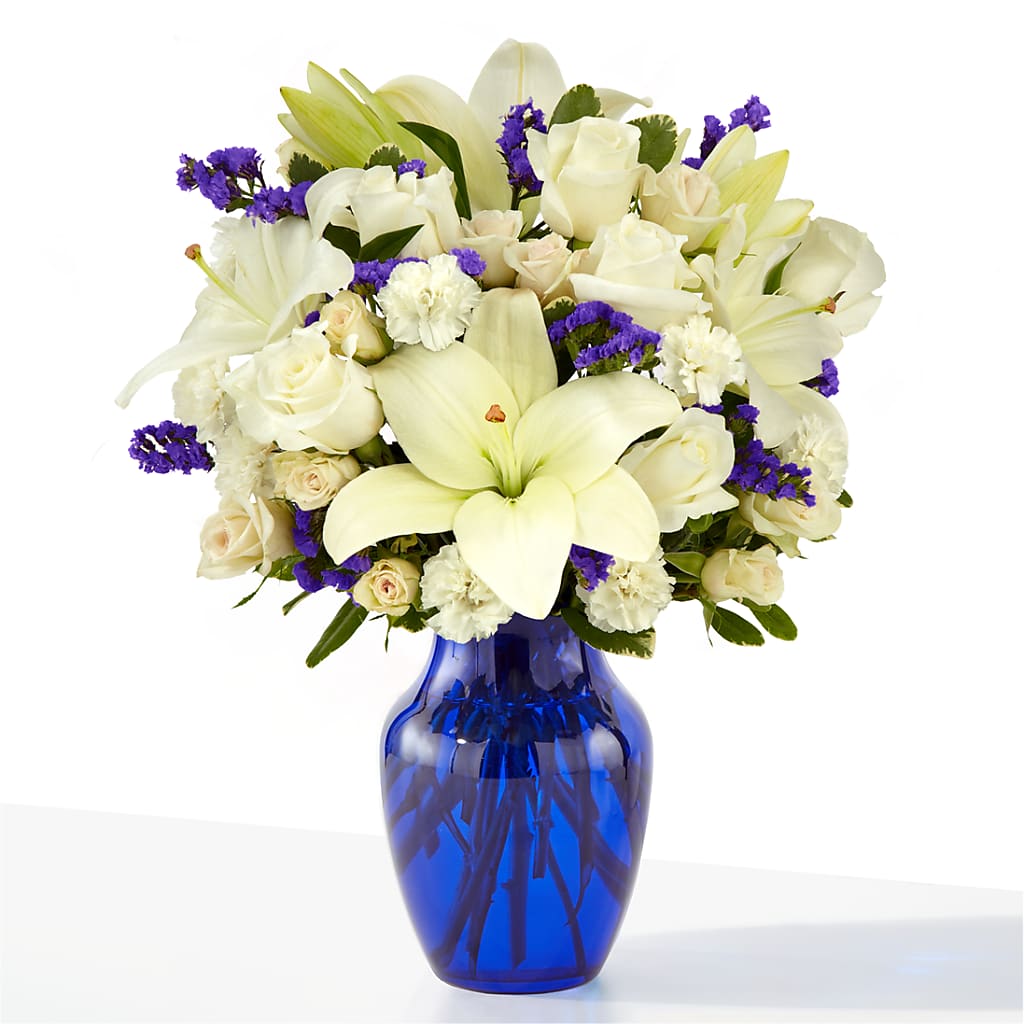 Sapphire Rush Bouquet – Newell Flower Shop Ltd., Kamloops BC