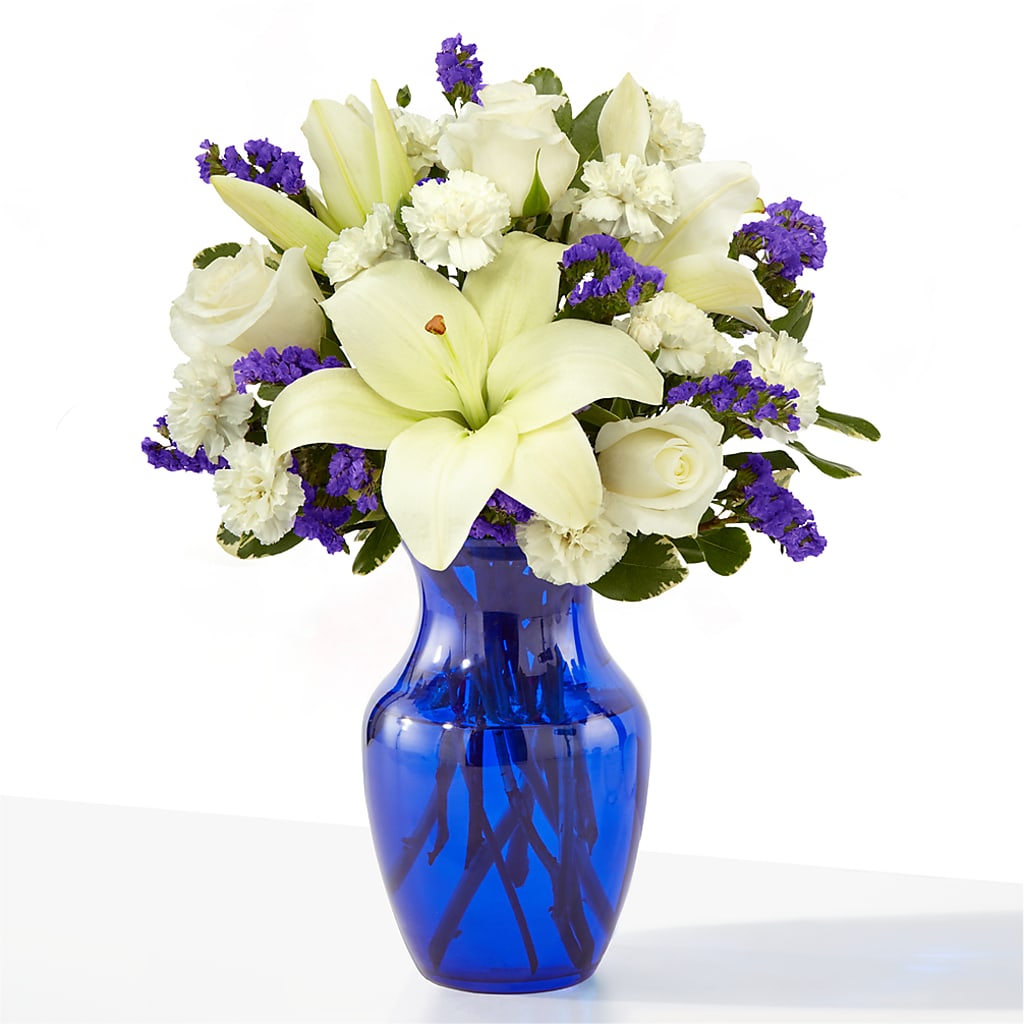 Sapphire Rush Bouquet – Newell Flower Shop Ltd., Kamloops BC