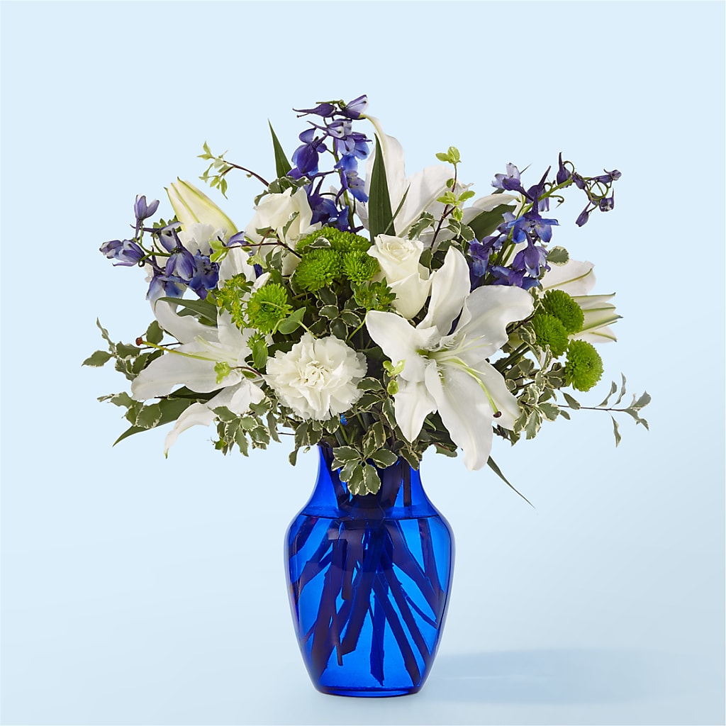 Santorini Bouquet – Newell Flower Shop Ltd., Kamloops BC