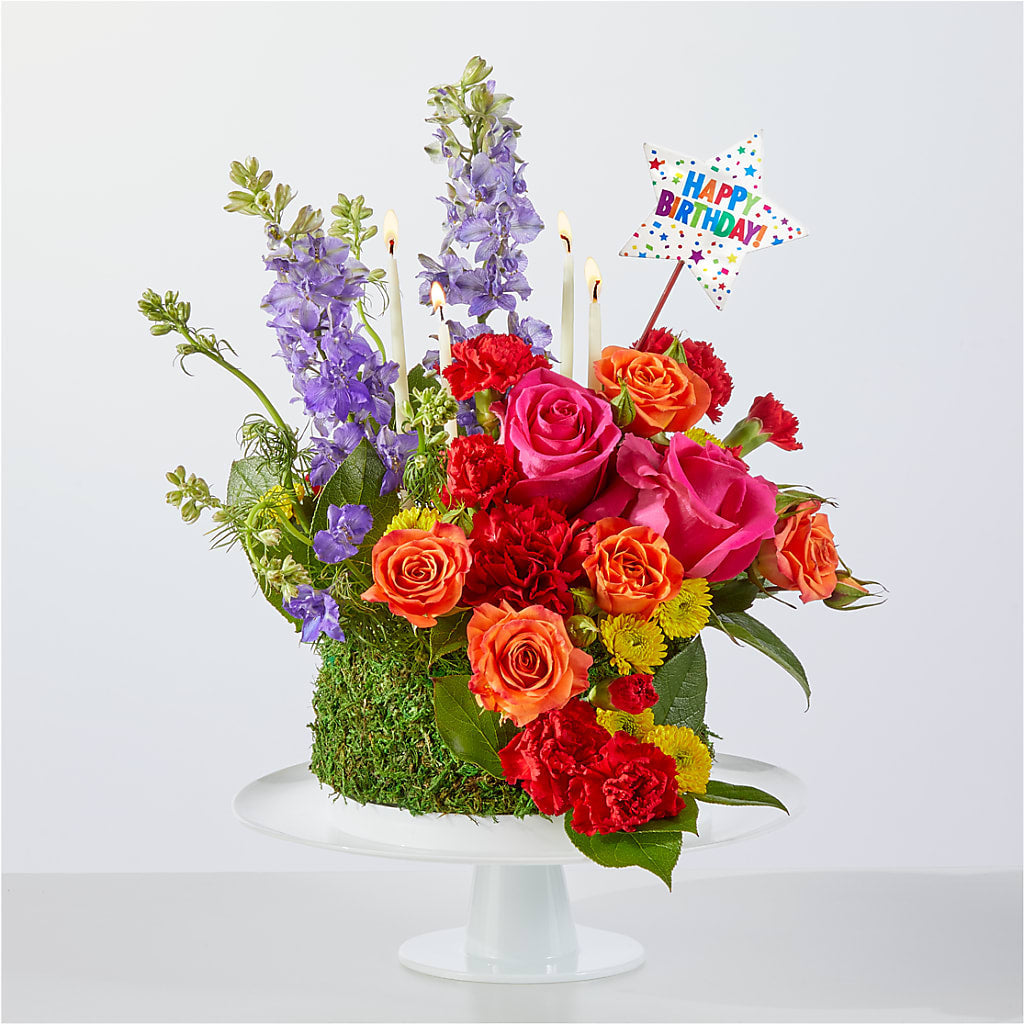 Best Year Yet Floral Cake – Newell Flower Shop Ltd., Kamloops BC