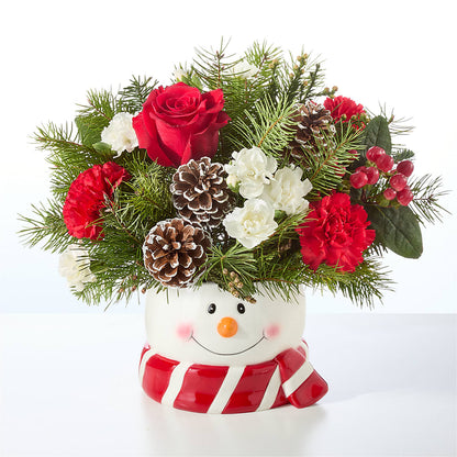 Jolly Snowman Bouquet –  Newell Flower Shop Ltd., Kamloops BC