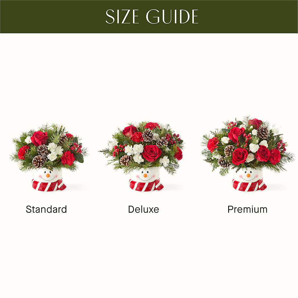 Jolly Snowman Bouquet –  Newell Flower Shop Ltd., Kamloops BC