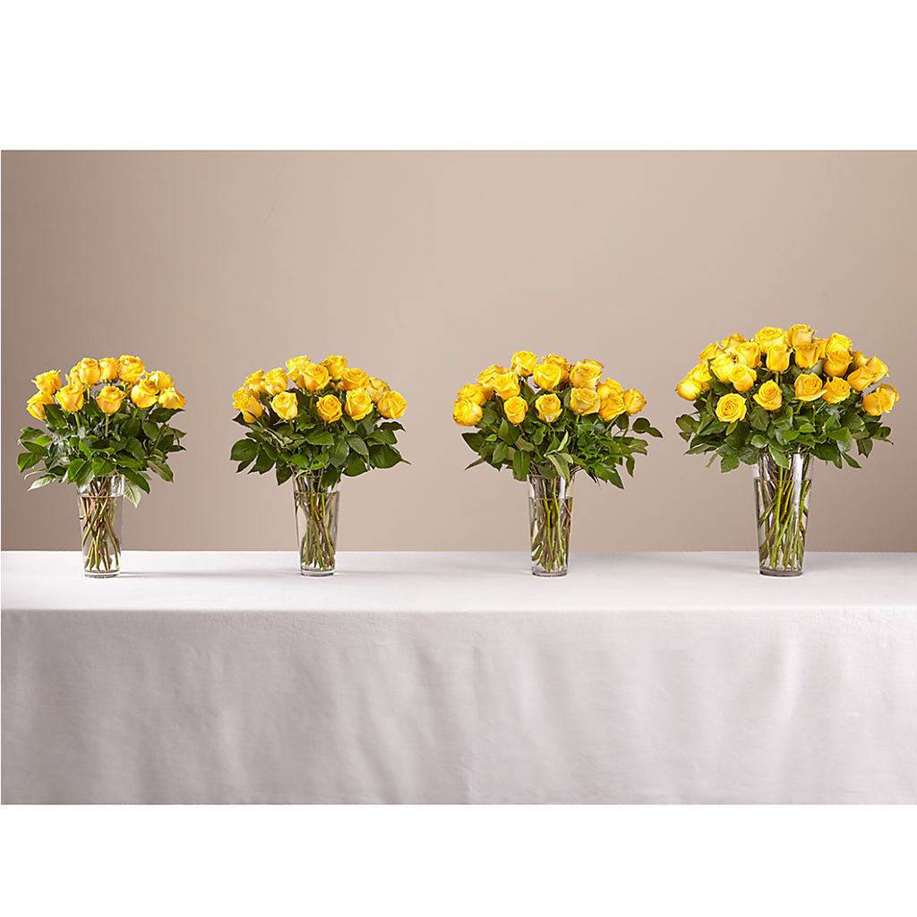 Long Stem Yellow Rose Bouquet –  Newell Flower Shop Ltd., Kamloops BC