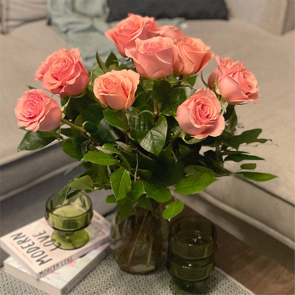 Long Stem Pink Rose Bouquet –  Newell Flower Shop Ltd., Kamloops BC