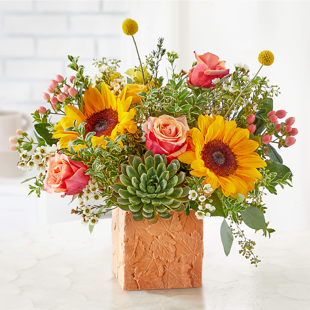 Sunflower Season Bouquet –  Newell Flower Shop Ltd., Kamloops BC