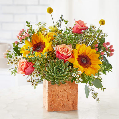Sunflower Season Bouquet –  Newell Flower Shop Ltd., Kamloops BC