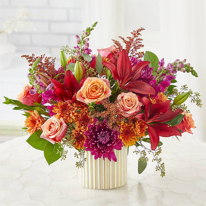 Burgundy Landscape Bouquet –  Newell Flower Shop Ltd., Kamloops BC