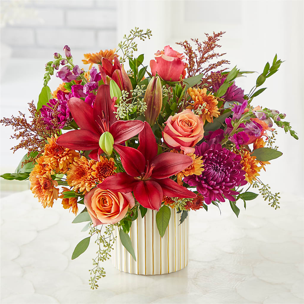 Burgundy Landscape Bouquet –  Newell Flower Shop Ltd., Kamloops BC