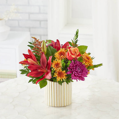 Burgundy Landscape Bouquet –  Newell Flower Shop Ltd., Kamloops BC