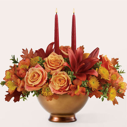 Harvest Table Centerpiece –  Newell Flower Shop Ltd., Kamloops BC