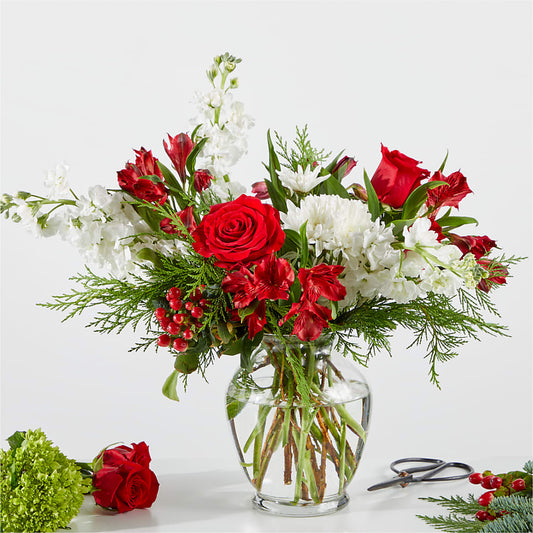 Merry Moment Bouquet – A Florist Original –  Newell Flower Shop Ltd., Kamloops BC