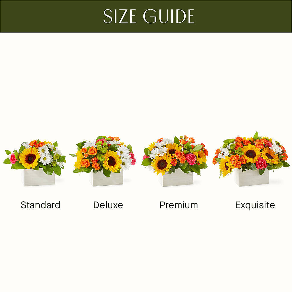 Sun-drenched Blooms Box Bouquet –  Newell Flower Shop Ltd., Kamloops BC